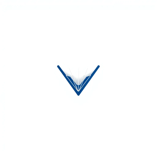 abstract design, letter M, minimalist elegance, geometric symmetry, thin branching lines, contemporary art, Bauhaus influence, indigo gradient, white background, vector illustration, structural composition, network tree structure, modern aesthetics, dynamic form, technological theme, artistic ingenuity, visual metaphor, connectivity, sleek lines, visual balance, elegance, modular design, graphic art, abstract logo design, symmetry, clean lines, visual harmony