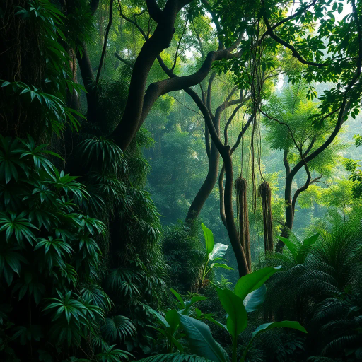 ancient rainforest, deep green foliage, cultural tapestry, peaceful harmony, intricate beadwork, tribal wisdom, natural dyes, sunlight filtering, vibrant earth tones, indigenous motifs, serene beauty, harmonious coexistence, lush vegetation, cultural preservation, storytelling through art, nature's embrace, traditional craftsmanship, spiritual connection, delicate patterns, historical significance, evocative textures, celebration of heritage, cultural narrative, freedom of spirit