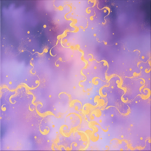 whimsical journey, ethereal dust, swirling tendrils, misty atmosphere, Claude Monet, dreamlike landscapes, hues of lavender and gold, mystical ambiance, surreal textures, canvas medium, impressionist strokes, cascading particles, gentle movement, mysterious allure, enigmatic presence, atmospheric depth, enchanting twilight, luminescent glow, transcendent beauty, otherworldly scene, delicate blending, spiritual essence