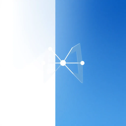 abstract design, letter M, minimalist logo, thin branching lines, geometric symmetry, technological theme, indigo gradient, white background, contemporary art, Bauhaus influence, structural composition, node connection, elegant flow, clean lines, dynamic form, modular design, minimalist elegance, visual balance, artistic ingenuity, vector art, sleek lines, network tree structure, symmetrical design, modern aesthetics, visual metaphor, connectivity, graphic art, simplicity, dynamic form