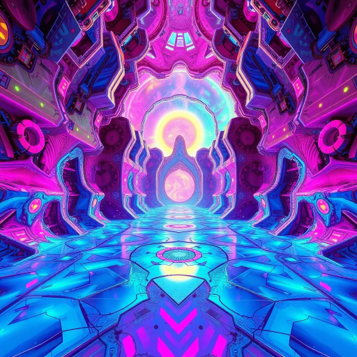 multi-dimensional, immersive landscapes, Escherian influence, hyper-realistic depth, vibrant palettes, surreal vistas, contemporary narrative, dynamic lighting, spatial distortion, optical illusions, kaleidoscopic patterns, ethereal ambiance, futuristic architecture, abstract forms, geometric precision, time-bending imagery, immersive experience, mind-bending constructs, avant-garde perspectives, conceptual artistry