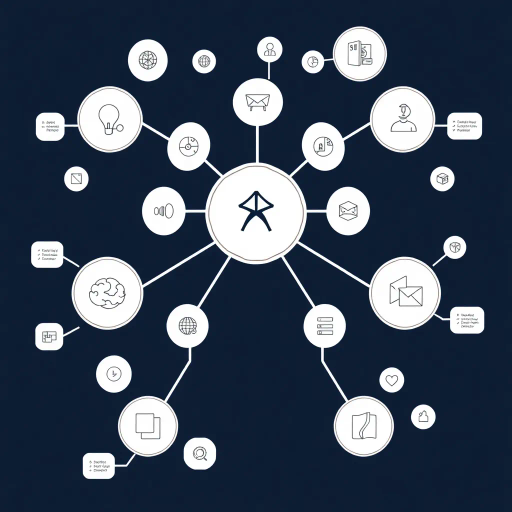 artificial intelligence, mind maps, logo design, abstract symbolism, minimalist geometry, futuristic aesthetic, Weissman style, Bauhaus influence, bright palette, clean lines, modernism, conceptual abstraction, symmetry, white space, interconnected networks, smooth gradients, cognitive flow, algorithmic design