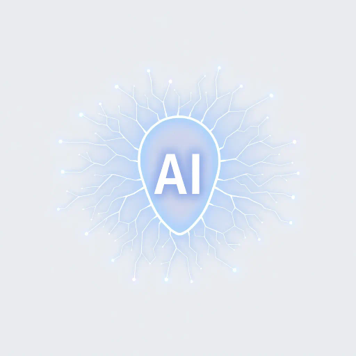 AI, mind maps, logo, contemporary design, light mode, futuristic aesthetics, minimalism, clean lines, abstract geometry, luminous colors, neural networks, high-tech textures, visual metaphor, dynamic harmony, conceptual art, modernist influences, innovative form, cerebral patterns, digital flow, seamless integration, creativity and intelligence, white space, elegant simplicity, optimistic mood, bright illumination, technological elegance, visual symphony