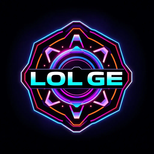 futuristic logo, dynamic composition, high-tech elements, vibrant colors, creative innovation, modern typography, sleek design, neon accents, playful geometry, imaginative creators, collaborative spirit, energetic mood, digital canvas, abstract forms, interactive storytelling, community-driven, artistic expression, technological advancement, visionary creators