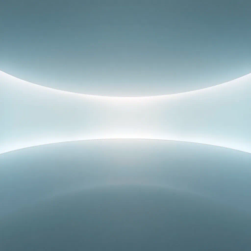 pristine clarity, ethereal cleanliness, luminous glow, hyper-detailed textures, serene minimalism, inspired by James Turrell, soft gradients, atmospheric perspective, contemporary art influences, radiant light play, chromatic purity, abstract forms, tranquil composition, smooth surfaces, luminescent aura, spatial harmony, serene ambiance, elegant simplicity, futuristic design, linear geometry