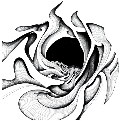 geometric shapes, intricate patterns, flowing lines, minimalist design, abstract expression, monochrome palette, dynamic movement, M.C. Escher influence, precise detailing, linear perspective, conceptual exploration, visual harmony, contour emphasis, spatial depth, surreal geometry, optical illusions, mathematical artistry, avant-garde composition, Escherian landscapes, pen and ink medium, black and white contrast, intersecting lines, detailed tessellation, fluid dynamics, rhythmic patterns, visual paradox, complex symmetry, creative geometry, fine linework, subtle gradients, modern abstraction, artistic innovation, interlocking forms, infinite loops, artistic paradox, surreal complexity, Escheresque illusions, visual enigma, artistic contemplation, intricate symbology