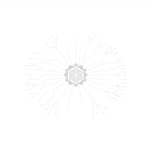 artificial intelligence, mind maps, logo design, abstract symbolism, minimalist geometry, futuristic aesthetic, Weissman style, Bauhaus influence, bright palette, clean lines, modernism, conceptual abstraction, symmetry, white space, interconnected networks, smooth gradients, cognitive flow, algorithmic design