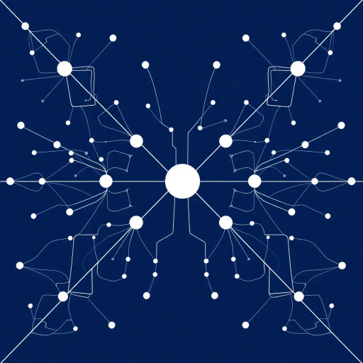 minimalist geometry, abstract forms, neural pathways, cerebral networks, Edward Tufte, Swiss design, Bauhaus influence, symmetry, modern aesthetics, blue and white palette, vector graphics, futuristic symbolism, sleek elegance, inventive visual language, Claude Monet color palette, soft gradients, ethereal glow, Claude Monet influence, cerebral structures, algorithmic patterns, AI mind maps, neural network pattern, data flow, innovative design, intelligence visualization, symbolic abstraction, interconnected symbols, delicate textures, dynamic balance, contemporary design ethos, artistic metaphors, mental landscapes, smooth textures, futurism, digital simplicity, airy composition