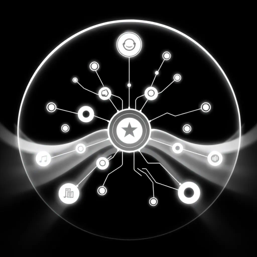 abstract concept, AI mind maps, symbolic representation, ethereal lightness, minimalist design, abstract geometry, modernist influences, Bauhaus style, monochrome palette, clean lines, balanced composition, dynamic shapes, futurism, interconnected symbols, neural network pattern, smooth textures, intelligence visualization, innovative design, mental landscapes, data flow, Wassily Kandinsky, abstract expressionism, technological evolution, futuristic aesthetics, seamless integration, visual harmony, mind's architecture, light and shadow play, dynamic symmetry, thought-provoking arrangement, interwoven patterns, conceptual elegance