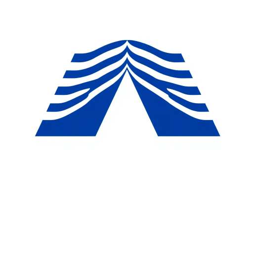 bold letter M, logo design, parallel strokes, subtly tapering, upward hierarchy, structure, solid indigo blue, clean geometric vector, white background, minimalist style, modernist design, Bauhaus influence, negative space, precision, symmetry, sleek lines, contemporary aesthetics, iconic branding, dynamic movement, visual balance, artistic clarity, abstraction, graphic design principles