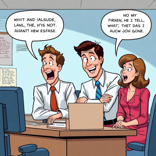 satirical workplace dynamics, humorous situations, colorful characters, Jim Halpert, Pam Beesly, mockumentary style, lively banter, office antics, playful tone, exaggerated expressions, narrative humor, corporate setting, vibrant palette, dynamic panels, exaggerated scenarios, comedic timing, slice of life, workplace comedy, Michael Scott, sitcom classic, Roy Lichtenstein influence, pop art aesthetic