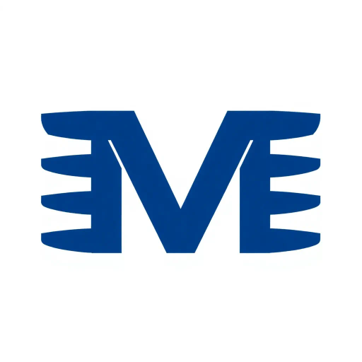 bold letter M, logo design, parallel strokes, tapering lines, upward hierarchy, geometric precision, solid indigo blue, minimalist composition, clean vector lines, modernist influences, structured symmetry, precise angles, dynamic balance, corporate identity, white background, Bauhaus inspiration, vector artwork, abstract simplicity, disciplined geometry, visual clarity