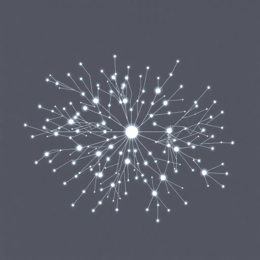 futuristic, abstract, intricate, mind maps, neural networks, machine learning, light mode, white and pastel colors, modern, minimalistic, technological, clean lines, Bauhaus influence, sleek design, balance, harmony, data visualization, dynamic, interconnected, nodes, circuits, algorithmic design, ethereal glow, artistic representation, creative networks, human-computer interaction, digital age, innovation