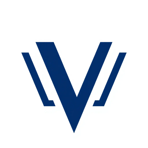 abstract M lettermark, bold design, minimalist aesthetics, modern logo, geometric precision, sharp V convergence, diverging lines, thick diagonal elements, solid indigo hue, striking visual contrast, elegant simplicity, white canvas background, Bauhaus influence, crisp and clean lines, graphic design, contemporary artistry, precise alignment, visual identity, innovative branding, sleek and sophisticated, artistic intent, Claude Garamond, high visual impact, symbolism of unity and balance, futuristic abstraction, modernist ethos, typographic exploration, harmonious proportions, dynamic energy, visual harmony, cutting-edge typography, monochromatic elegance, abstract geometry, avant-garde style