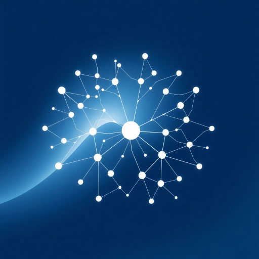 minimalist geometry, abstract forms, neural pathways, cerebral networks, information flow, Edward Tufte, Swiss design, Bauhaus influence, symmetry, subtle gradients, soft lighting, modern aesthetics, blue and white palette, clean lines, vector graphics, futuristic symbolism, digital simplicity, dynamic balance, sleek elegance, inventive visual language, contemporary design ethos, ethereal glow, conceptual iconography, Claude Monet color palette, symbolic abstraction, subdued hues, cerebral structures, algorithmic patterns, airy composition, delicate textures, whimsical essence, artistic metaphors, AI mind maps, interconnected symbols, neural network pattern, intelligence visualization, innovative design, mental landscapes, data flow, smooth textures, inventive symbology, modernist elegance, futurism, light mode emphasis