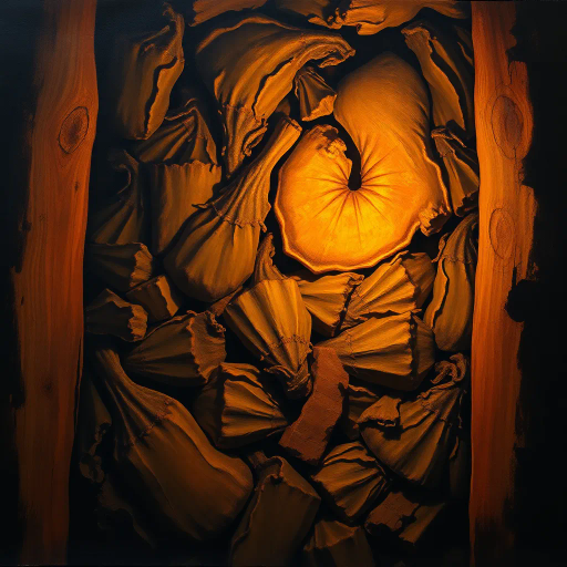 hyper-realism, meticulous detail, vibrant lighting, rich textures, capturing the essence of reality, dynamic composition, chiaroscuro, hyper-detailed forms, inspired by Juan Sanchez Cotan, Rembrandt lighting, natural colors, lifelike representation, intimate perspective, evocative atmosphere, precise brushwork, contemporary realism, emotional depth, soft focus, cultural narrative, timeless expression