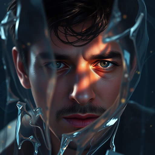 hyper-realism, intricate details, soft lighting, photorealistic textures, emotive expression, dynamic composition, vivid colors, high contrast, chiaroscuro technique, modern aesthetic, surreal influence, cinematic framing, clear focus, atmospheric mood, digital painting, contemporary realism, expressive brushwork, realistic portrayal, enhanced detail, artistic refinement