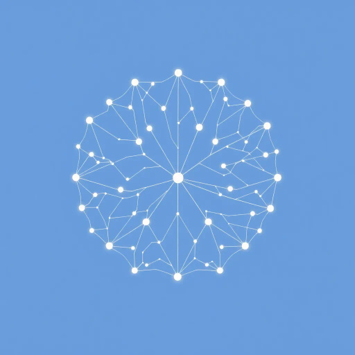 minimalist geometry, abstract forms, neural pathways, cerebral networks, information flow, edward tufte, swiss design, bauhaus influence, symmetry, subtle gradients, soft lighting, modern aesthetics, blue and white palette, clean lines, vector graphics, futuristic symbolism, digital simplicity, dynamic balance, sleek elegance, inventive visual language, contemporary design ethos, ethereal glow, conceptual iconography, claude monet color palette, symbolic abstraction, subdued hues, cerebral structures, algorithmic patterns, airy composition, delicate textures, whimsical essence, artistic metaphors, AI mind maps, interconnected symbols, intelligence visualization, innovative design, mental landscapes, data flow, smooth textures, inventive symbology, modernist elegance, futurism, light mode emphasis