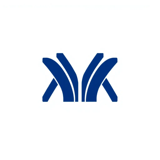 bold letter M, logo design, parallel strokes, subtle taper, upward hierarchy, structured design, solid indigo blue, clean geometric vector, minimalist aesthetic, white background, Bauhaus influence, modern typography, symmetrical composition, negative space, precision, crisp lines, artistic clarity, contemporary art, balanced proportions, graphic design