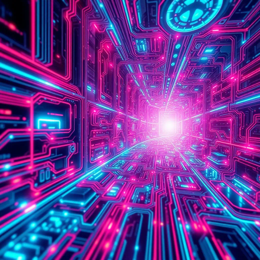 futuristic allure, intricate circuitry, ethereal glow, vibrant hues, cyberpunk aesthetics, artificial intelligence, neural networks, technological enlightenment, algorithmic beauty, data streams, hyper-realistic, neon lights, virtual horizon, complex patterns, digital landscape, surreal elements, innovation essence, sci-fi inspiration, machine learning, modern Renaissance, kaleidoscopic vision, conceptual insight, dynamic interplay, virtual consciousness, immersive experience