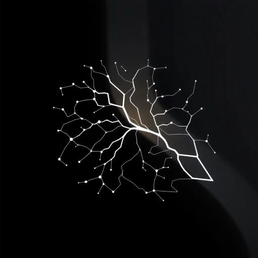 abstract symbolism, minimalist geometry, neural pathways, cognitive networks, ethereal glow, Bauhaus influence, modernist touch, clean lines, simplicity in design, conceptual clarity, monochromatic elegance, rhythmic patterns, sleek finish, futuristic vision, balanced composition, aesthetic harmony, subtle gradients, innovative forms, digital synthesis, harmonious proportion, light mode aesthetics, thought-provoking motifs, contemporary abstraction, soft illumination, conceptual art