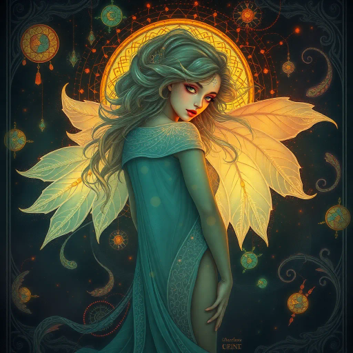 ethereal presence, reminiscent of Alphonse Mucha, art nouveau influences, delicate lines, vibrant colors, flowing forms, luminescent highlights, dreamlike textures, symbolist undertones, mysterious aura, expressive gaze, elegant posture, intricate patterns, mesmerizing composition, subtle elegance, serene mood, intricate detail, gentle brushwork, harmonious balance, artistic whimsy