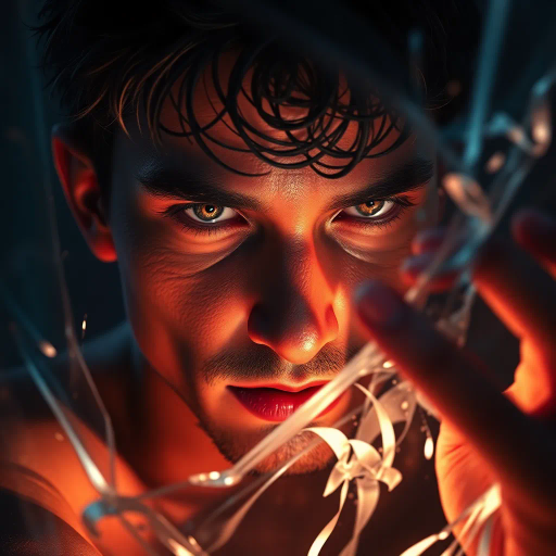 hyper-realism, intricate details, soft lighting, photorealistic textures, emotive expression, dynamic composition, vivid colors, high contrast, chiaroscuro technique, modern aesthetic, surreal influence, cinematic framing, clear focus, atmospheric mood, digital painting, contemporary realism, expressive brushwork, realistic portrayal, enhanced detail, artistic refinement