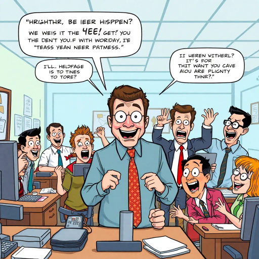 satirical humor, work environment, quirky characters, exaggerated expressions, colorful panels, dynamic poses, office antics, Steve Carell inspired, slapstick comedy, bold outlines, humorous dialogue, contemporary setting, workplace chaos, ensemble cast, irony, visual gags, pop culture references, 2000s television, mid-shot perspectives, comedic timing, cultural phenomenon, vibrant tones, exaggerated proportions, character-driven narratives, witty observations, animated expressions, series nostalgia, everyday absurdity, office politics, light-hearted mood