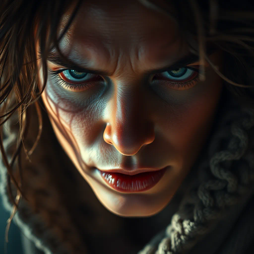 hyper-realism, intricate details, soft lighting, photorealistic textures, emotive expression, dynamic composition, vivid colors, high contrast, chiaroscuro technique, modern aesthetic, surreal influence, cinematic framing, clear focus, atmospheric mood, digital painting, contemporary realism, expressive brushwork, realistic portrayal, enhanced detail, artistic refinement