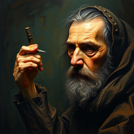 hyperrealistic, vivid colors, chiaroscuro lighting, intricate textures, classical realism, emotional depth, dramatic composition, rich detail, lifelike representation, Rembrandt influence, dynamic range, oil painting techniques, Vermeer inspiration, ethereal atmosphere, depth of field, intricate backgrounds, light and shadow interplay, tangible surfaces, 17th-century painting nostalgia, harmonic balance, nuanced shading, immersive perspective, timeless quality