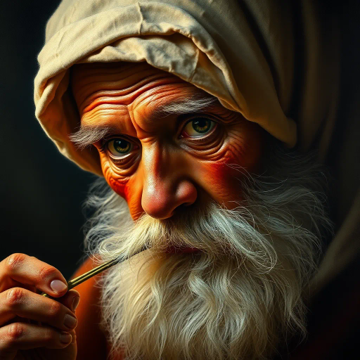 hyper-realism, meticulous detail, vibrant lighting, rich textures, capturing the essence of reality, dynamic composition, chiaroscuro, hyper-detailed forms, inspired by Juan Sanchez Cotan, Rembrandt lighting, natural colors, lifelike representation, intimate perspective, evocative atmosphere, precise brushwork, contemporary realism, emotional depth, soft focus, cultural narrative, timeless expression