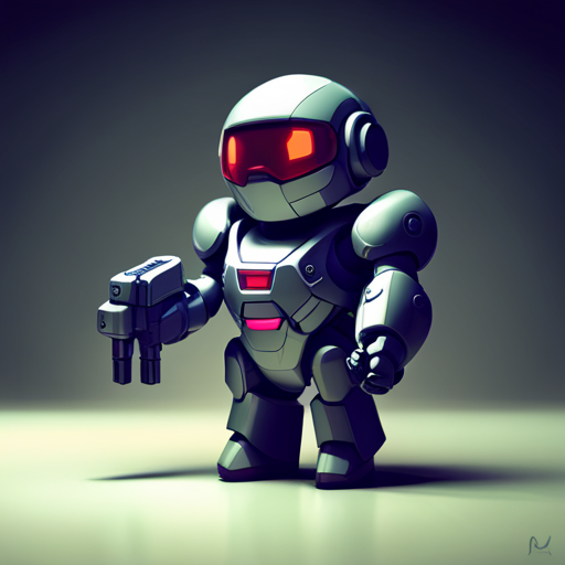 cyberpunk, robotics, minimalistic, toy-like, adorable, simplified, toy, compact, hard surface, machined, futuristic, modular, repetitive, polygonal, rubberized