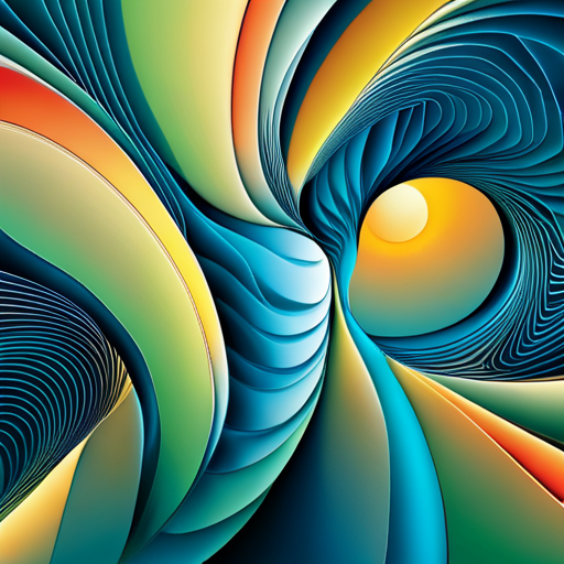 vector art, animal, robotic, abstraction, curves, geometric shapes, vibrant colors, futuristic, detailed, sleek, cybernetic, artificial, vector lines, metallic texture
