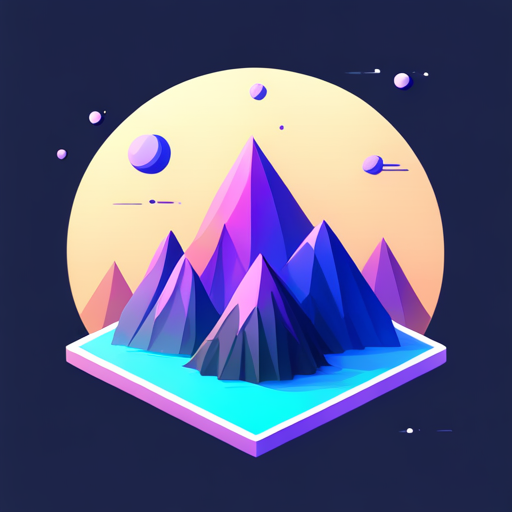 low-poly, news, AI, signal, app icon, digital art, geometric shapes, minimalism, contrast
