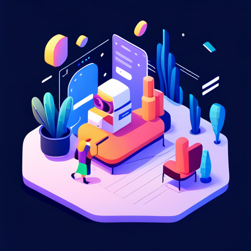 isometric, plastic, bot, sunglasses, white background, geometric shapes
