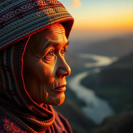 hyper-realistic, fine details, vivid colors, Henri Cartier-Bresson inspiration, golden hour lighting, dynamic composition, surreal realism, rich textures, natural scenery, Ansel Adams influence, emotive mood, intricate patterns, high contrast, soft shadows, cultural richness, serene landscapes, depth and perspective, intricate storytelling, timeless elegance, detailed focus, artistic expression, vivid emotions