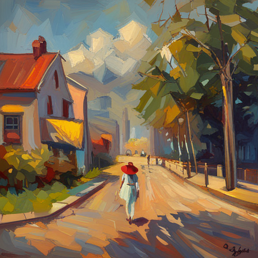 vintage, oil, Impressionism