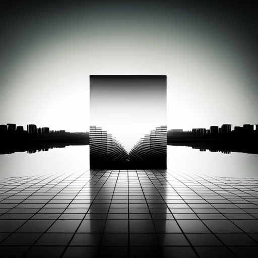 glitch art, static noise, abstraction, app icon, minimalism, contrast, black and white, clean lines, binary code, computer graphics, digital manipulation