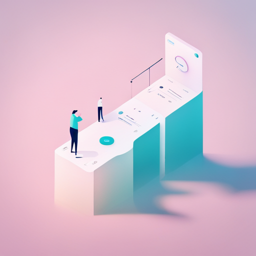 Minimalist UI design, digital interfaces, user experience, geometric shapes, pastel colors, flat design, negative space, typography, contrast, simplicity