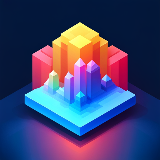 Low-poly shapes, technological news, signal processing and AI converge in a digital world. App icon design meets geometric abstraction in this piece that explores the boundaries of digital art.