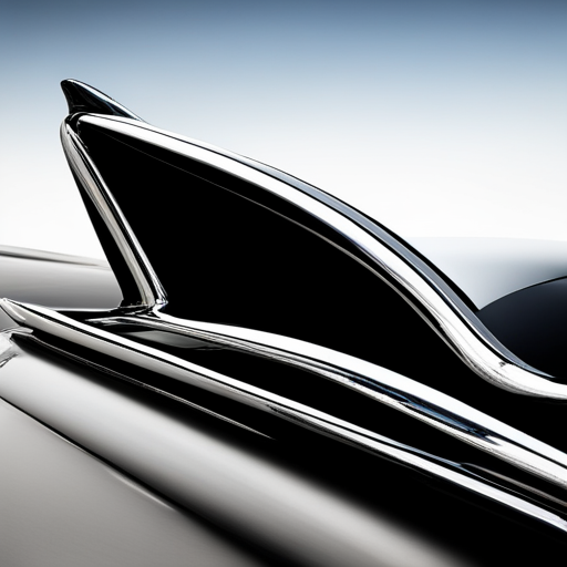 vintage, 1950s, 1960s, chrome bumpers, tailfins, hood ornaments, sleek, shiny, glossy, polished, iconic, nostalgia, Americana, road trip, golden age, highway culture, auto industry, engineering, craftsmanship, power, speed, classic elegance, timeless design
