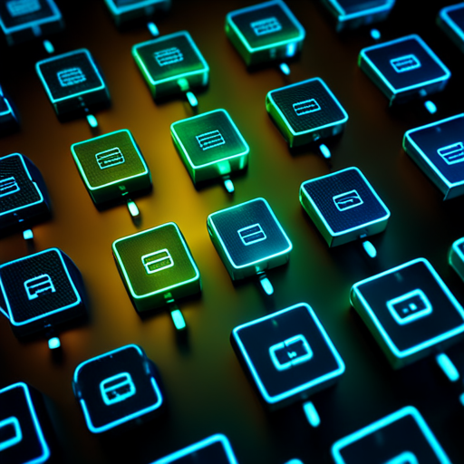 neon, futuristic, AI, programming, code, binary, blue, glowing, cyberspace, algorithms, robotics, automation