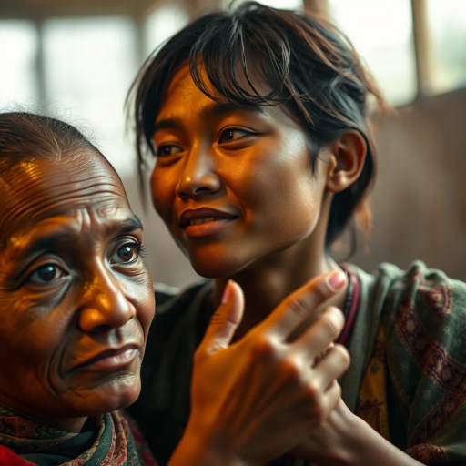 realistic imagery, hyper-realistic details, fine texture, dramatic lighting, contemporary photography, high fidelity, lifelike subjects, emotional depth, vivid colors, sharp focus, natural composition, modern aesthetics, candid moments, intimate perspectives, authentic portrayal, nuanced expressions, raw emotions, soft shadows, light interplay, cultural storytelling, organic forms, meticulous detail, documentary style, atmospheric ambiance, visual realism, realistic environments, tonal richness, expressive content, photographic storytelling, immersive scenes