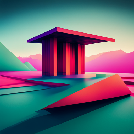 analog glitch art, branding, typography, minimalism, vibrant colors, negative space, dynamic composition, bold lines, modern design, News Gothic font, geometric shapes, clean presentation, Dribbble-inspired