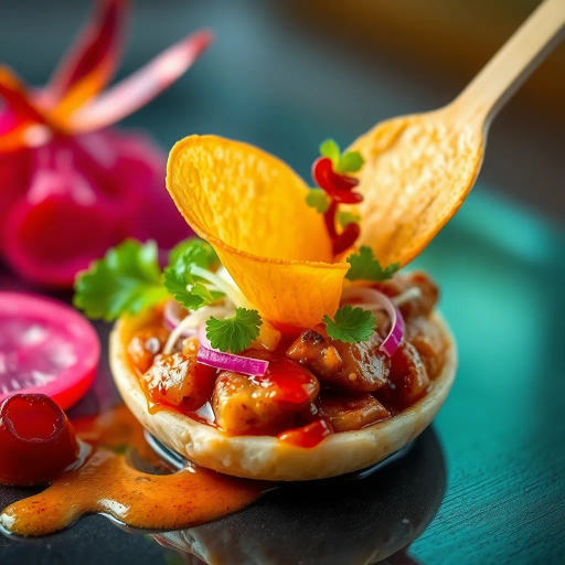 hyper-realistic, culinary artistry, vibrant color palette, exquisite detail, natural lighting, gourmet presentation, intricate textures, lush ingredients, culinary elegance, food styling, tantalizing composition, gastronomic delicacy, modern cuisine, masterful technique, elevated presentation, emotive flavors, rich tones, sensory appeal, visual feast, contemporary realism, nuanced lighting, exquisite craftsmanship, culinary imagination, sumptuous dish, dining experience