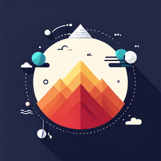 geometric shapes, cardinal directions, navigation, stylized, minimalist, vector graphics, flat design