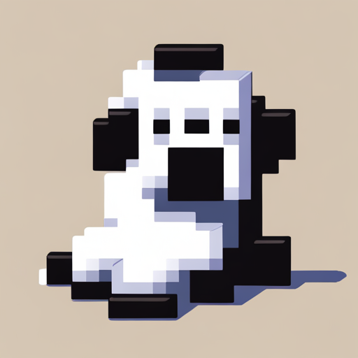 retro, vintage, 8-bit, pixelated, doggo, minimal, black and white, video game, sprite, adorable