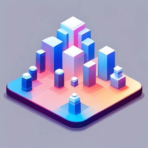 low-poly, isometric, plastic, bot, app, sunglasses, white background