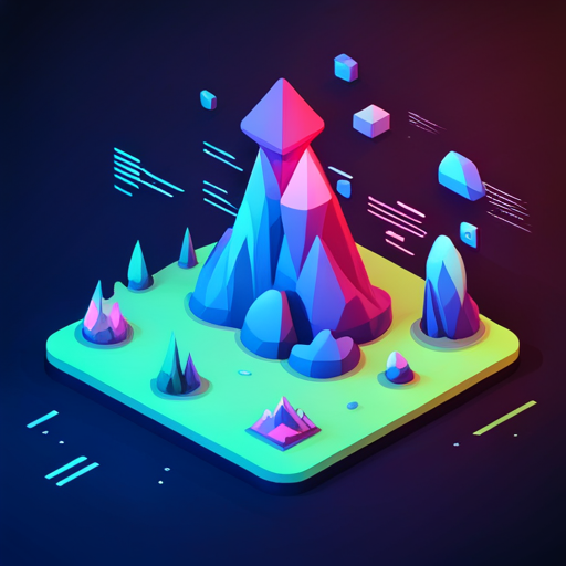 Low poly art, 3D modeling, geometric shapes, digital art, signal icon, news app, AI technology