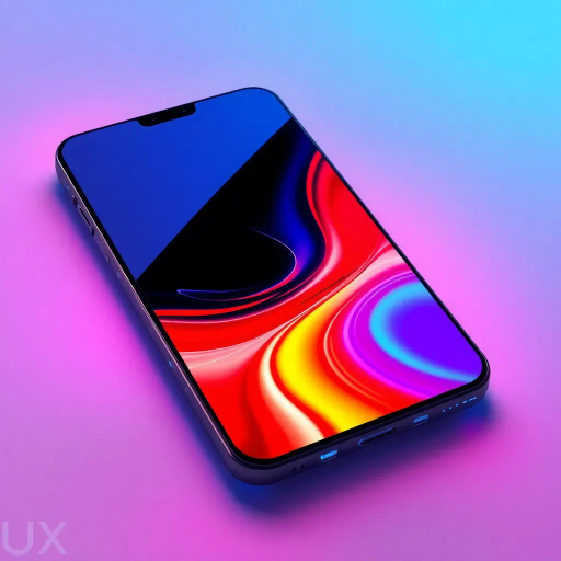 futuristic smartphone design, sleek curves, vibrant OLED display, cutting-edge technology, minimalist aesthetic, high gloss finish, Bauhaus influences, cyberpunk hues, neon lights, interactive holograms, dynamic user interface, ergonomic structure, Jean-Michel Basquiat inspiration, electric blue accents, avant-garde tech, digital era innovation, virtual connectivity, seamless integration, ultra-thin profile, contemporary digital communication
